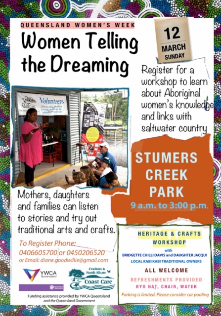 Womens Week Stumers Creek flyer